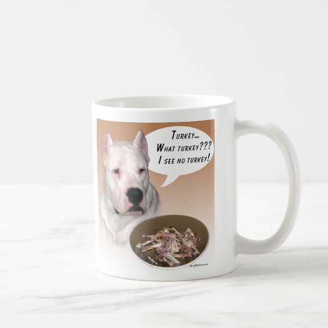 Taza De Café Dogo Argentino Turquía (Derecha)