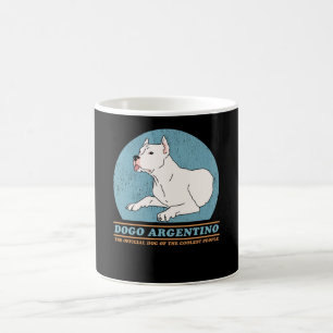 Taza De Café Dogo Perro Argentino Del Dogo Más Cómodo Argentino