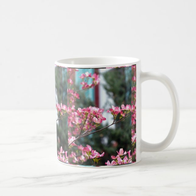 Taza De Café Dogwood rosa (Derecha)