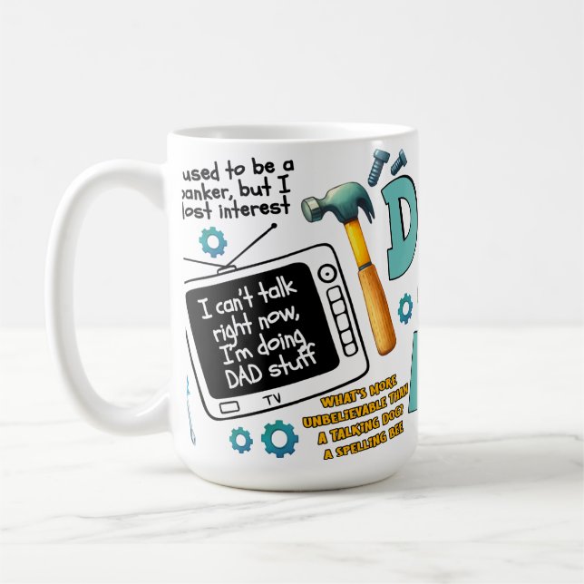 Taza De Café Doing Dad Stuff (Izquierda)