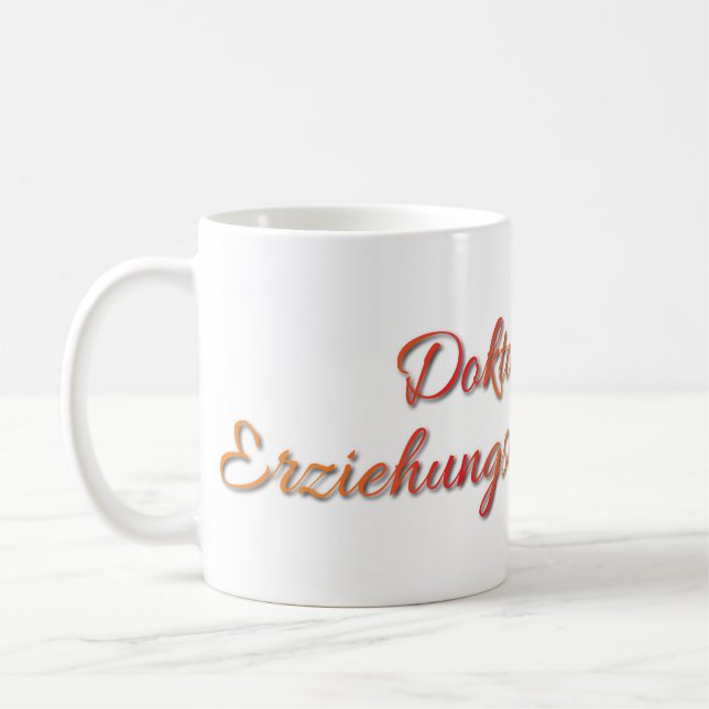 Taza De Café Doktor der Erziehungswissenschaften (Izquierda)