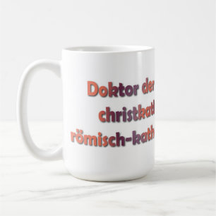 Taza De Café Doktor der Theologie