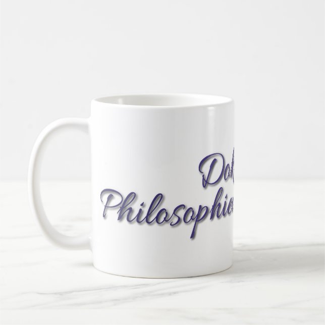 Taza De Café Doktor Philosophiewissenschaften (Izquierda)