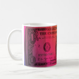 Taza De Café Dólar arcoiris