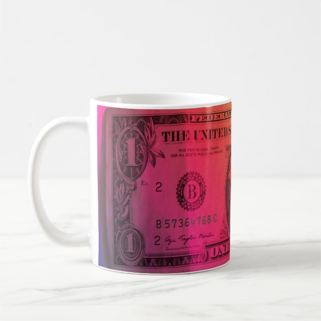 Taza De Café Dólar arcoiris (Izquierda)