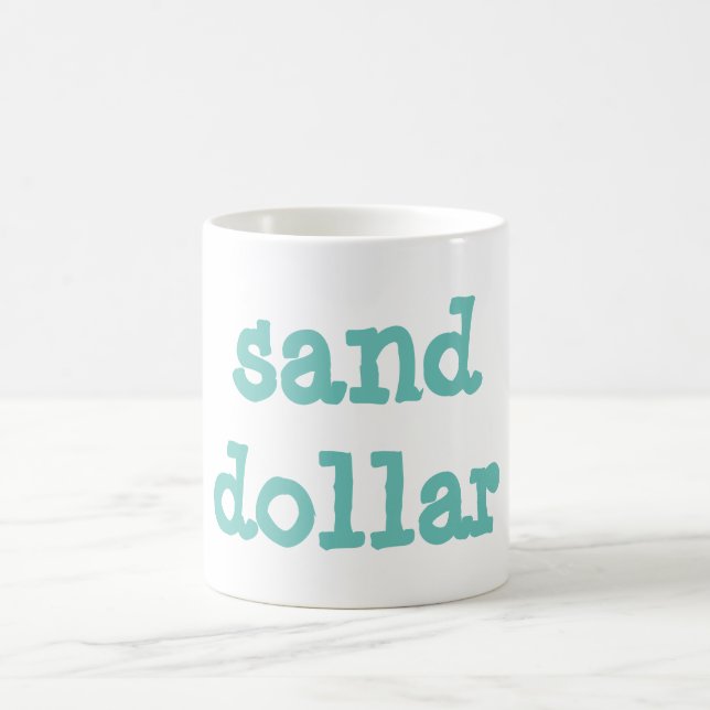 Taza De Café dólar de arena (Centro)