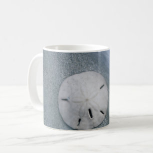 Taza De Café Dólar de arena en la playa   Isla Sanibel, Florida