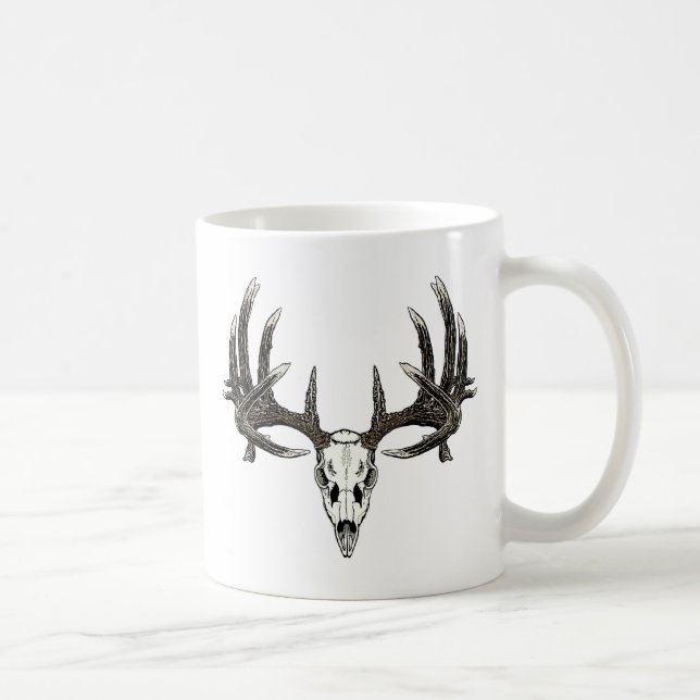 Taza De Café Dólar del Whitetail del trofeo (Derecha)