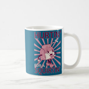 Taza De Café Doliendo Por Un Chorrito Gráfico Divertido Dicho D