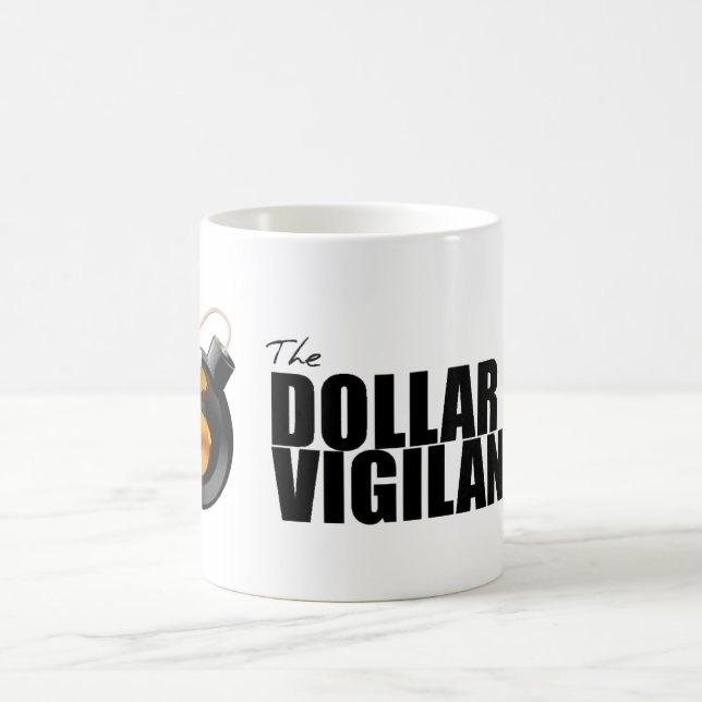 Taza De Café Dollar Vigilante Mug W/Logo (Centro)