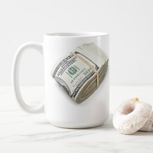 Taza De Café Dollars (Con donut)