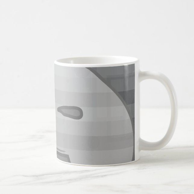 Taza De Café Dolor monocromo (Derecha)