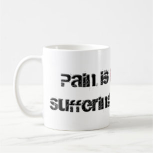 Taza De Café Dolor y sufrimiento