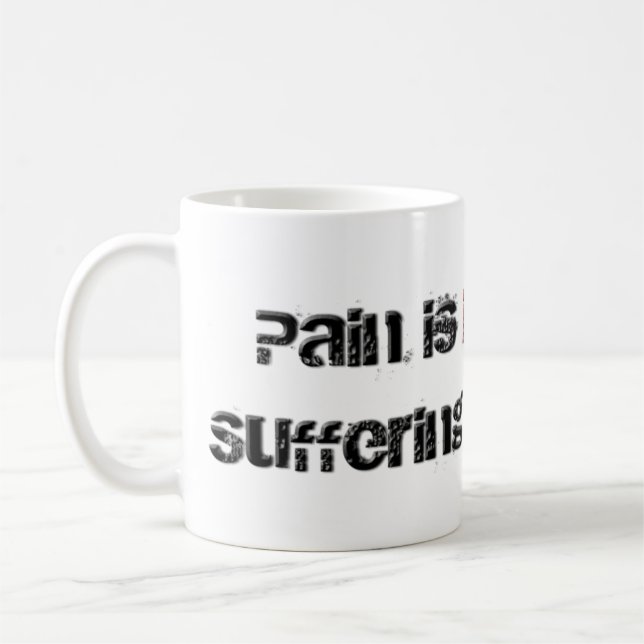 Taza De Café Dolor y sufrimiento (Izquierda)