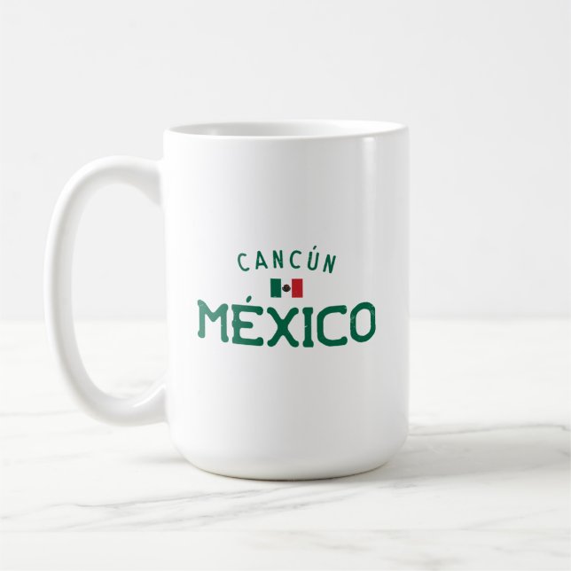 Taza De Café Dolorido Cancún México (Izquierda)