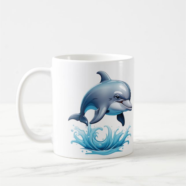 Taza De Café Dolphin Coffee Mug (Izquierda)