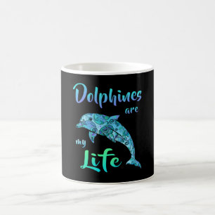 Taza De Café Dolphin Dolphins Ocean Sea Fish Animal Funny Gift