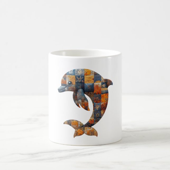 Taza De Café Dolphin Mug en Patchwork (Centro)