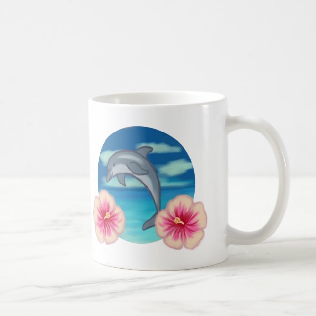 Taza De Café Dolphin Paradise (Derecha)