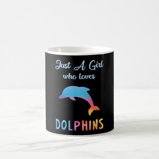 Taza De Café Dolphin Sea Dolphins Animal Ocean Water Funny Gift (Centro)