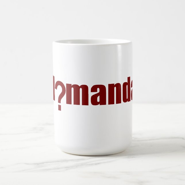 Taza De Café Domanda Mug (Centro)