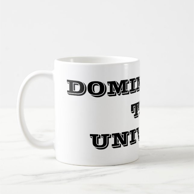 Taza de café Dominando el Universo (Izquierda)