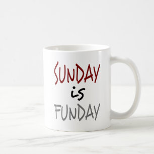 Taza De Café Domingo es Mug Funday