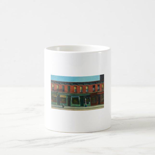 Taza De Café Domingo temprano por la mañana - Edward Hopper (Centro)