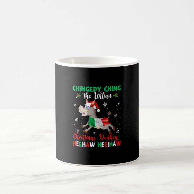 Taza De Café Dominick Los Navidades Donkey-Italiano Donkey (Centro)