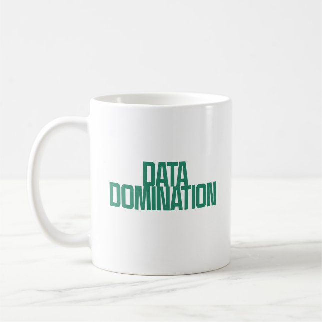 Taza De Café Dominio de Datos | Estrategia de Poder Analítico (Izquierda)
