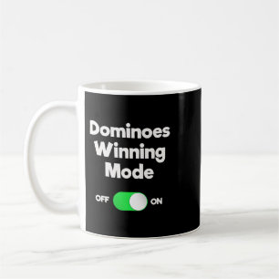 Taza De Café Dominoes Funny Dominoes Jugador Ganador