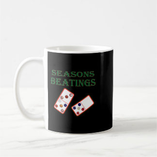 Taza De Café Dominoes Juego Pieces Navidades Bolas Doble Seis D