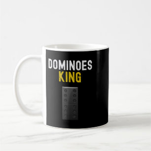 Taza De Café Dominoes King Shirt Funny Dominoes Jugador Doninoe