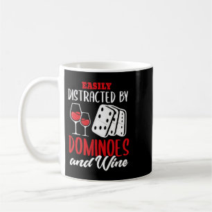 Taza De Café Dominoes Shirt Funny Wine Lover Juego Dominoes Pla