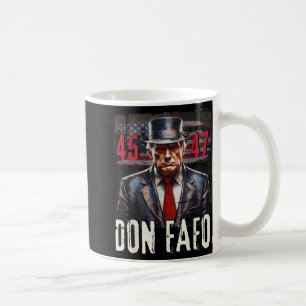 Taza De Café Don Fafo Trump 45 47 Divertido juego político patr