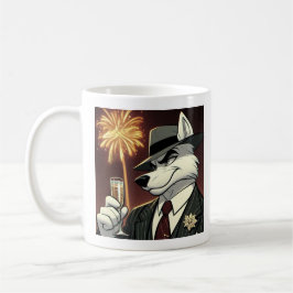 Taza De Café Don Lupo Canino "Año Nuevo"