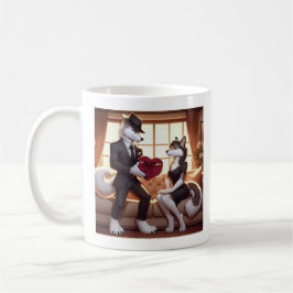 Taza De Café Don Lupo Canino "San Valentines" 