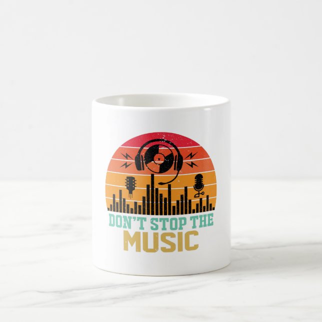 Taza De Café Don’t Stop The Music Coffee Mug (Centro)