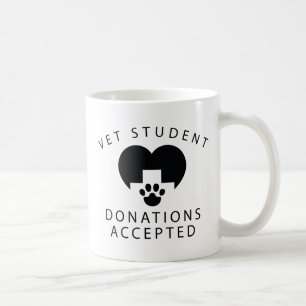 Taza De Café Donaciones de Estudiantes Veterinarios Aceptadas