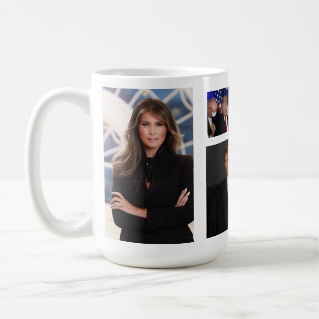 TAZA DE CAFÉ DONALD & MELANIA TRUMP (Izquierda)