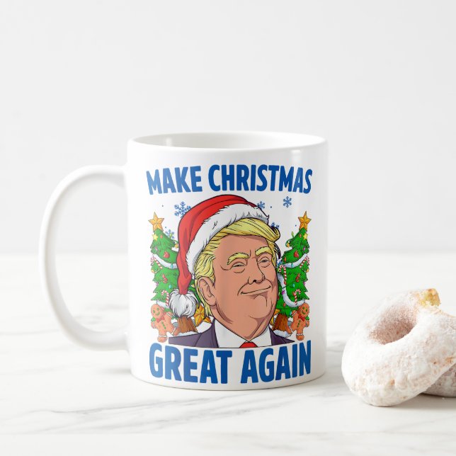 Taza De Café Donald Trump (Con donut)
