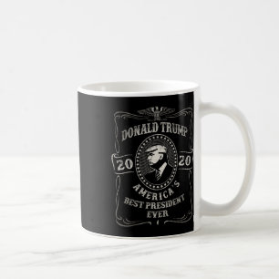 Taza De Café Donald Trump 2020 América El Mejor Presidente De T