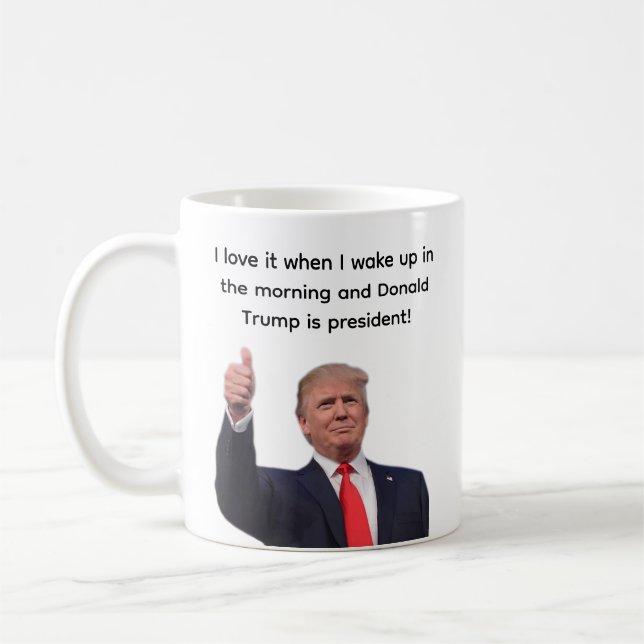 Taza De Café Donald Trump 2024 (Izquierda)