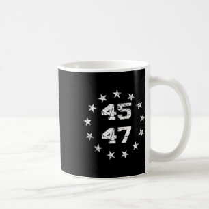 Taza De Café Donald Trump 2024 45 47 Bandera Estadounidense 4 D