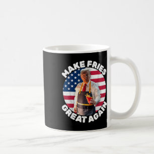 Taza De Café Donald Trump 2024 Patatas Fritas - Hacer Patatas F
