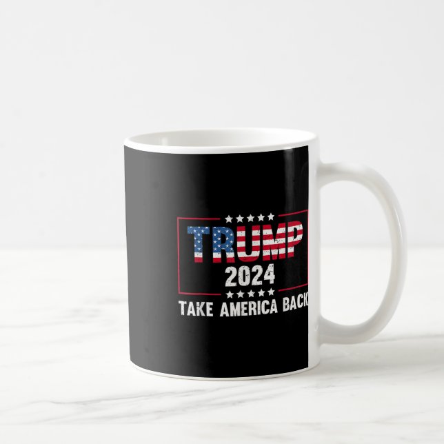 Taza De Café Donald Trump 2024 retrocede a Estados Unidos a la  (Derecha)