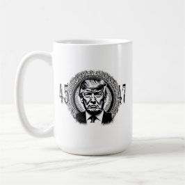 Taza De Café Donald Trump 45/47