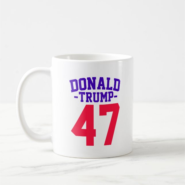 Taza De Café Donald Trump 47 elecciones presidenciales 2024 (Izquierda)