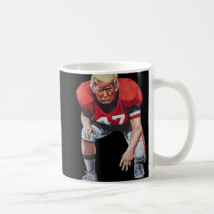 Taza De Café Donald Trump 47 Jugador de Fútbol Americano Divert