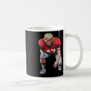 Taza De Café Donald Trump 47 Jugador de Fútbol Americano Divert